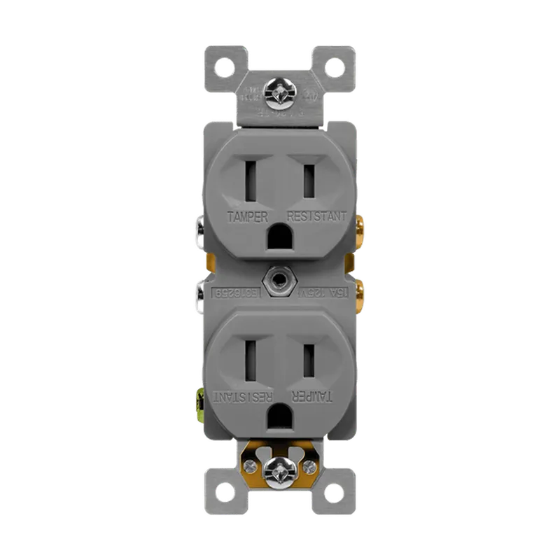 Enerlites Residential Grade 15A Self-Grounding Tamper-Resistant Duplex Receptacle — Sunco Lighting LED Landscape Lights  