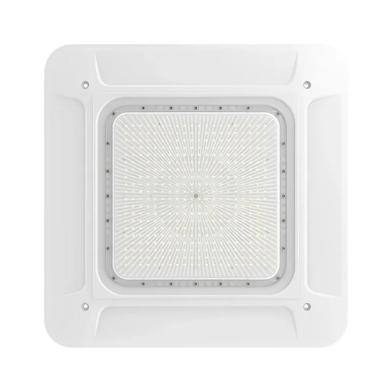 LED Gas Station Canopy Light, 240W, Dimmable, 43200 Lumens — Sunco Lighting LED Post Top Lights 240.0W 5000K