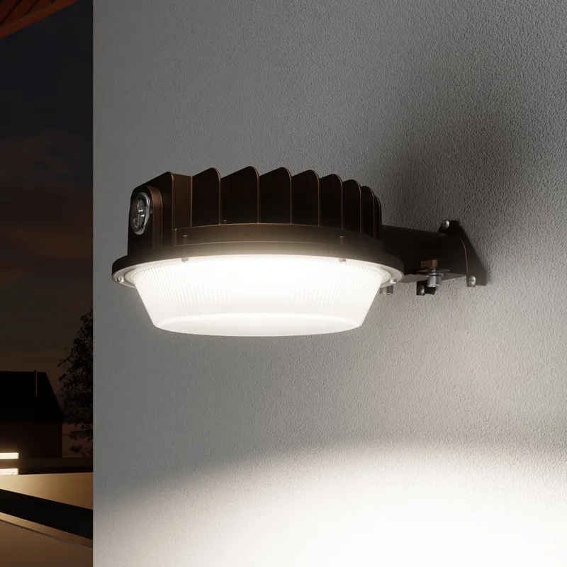 Dark Bronze LED Barn Light, 90W, Dusk to Dawn Photocell, 12600 Lumens — Sunco Lighting LED Area Lights 90.0W 5000K