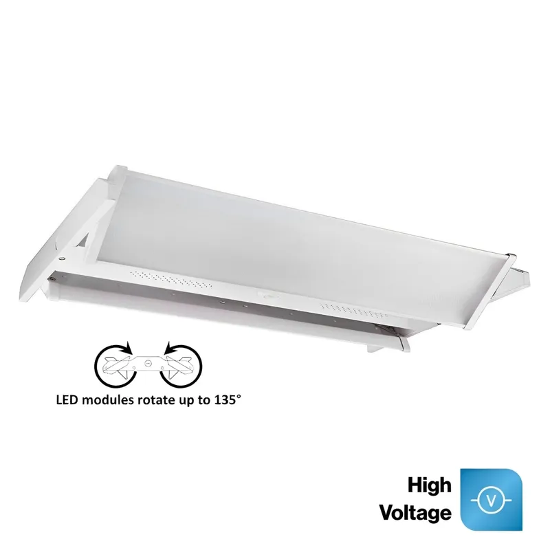 LED Rotatable Linear High Bay, 2ft, 220W, 277-480V, 30800 Lumens — Sunco Lighting LED Linear Lights 220.0W 5000K
