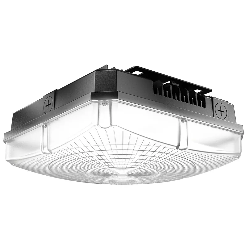 LED Canopy Light, 60W, 8000 Lumens — Sunco Lighting LED Post Top Lights 60.0W 4000K