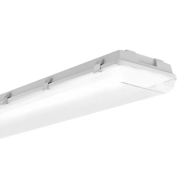 4ft T8 LED Ready Vapor Tight Fixture, 4-Lamp, Non-Shunted, Double Ended — Sunco Lighting LED Linear Lights  