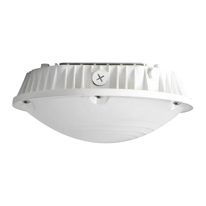 LED Canopy Light, 60W/40W/30W, Selectable Wattage, 10800 Lumens — Sunco Lighting LED Post Top Lights 60.0W 5000K