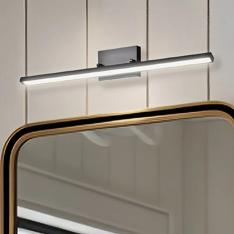 LED Black Vanity Light, 22" Wide, Selectable CCT, FL5324D-F Series — Sunco Lighting LED Wall Lights 17.0W 3000K