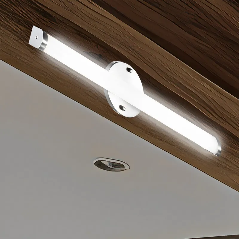 LED Satin Nickel Vanity Light, 22" Wide, FL0224D-VT Series — Sunco Lighting LED Wall Lights 11.0W 4000K