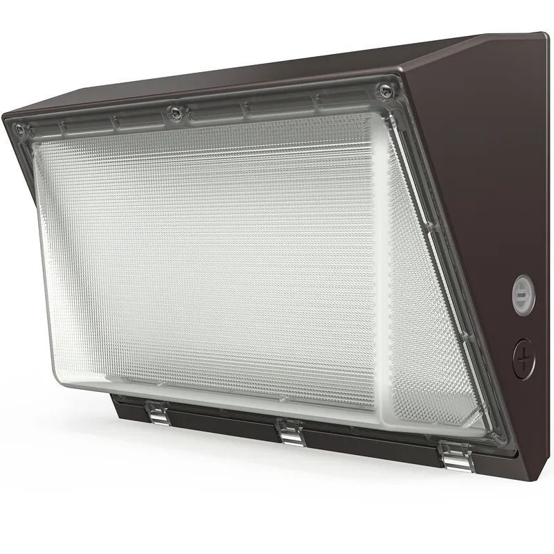 LED Semi Cutoff Wall Pack, Dusk-to-Dawn Photocell, 80W, 11500 Lumens — Sunco Lighting LED Wall Lights 80.0W 5000K