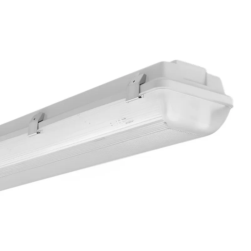 4ft T8 LED Ready Vapor Tight Fixture, Double-Lamp, Non-Shunted, Double Ended — Sunco Lighting LED Linear Lights  