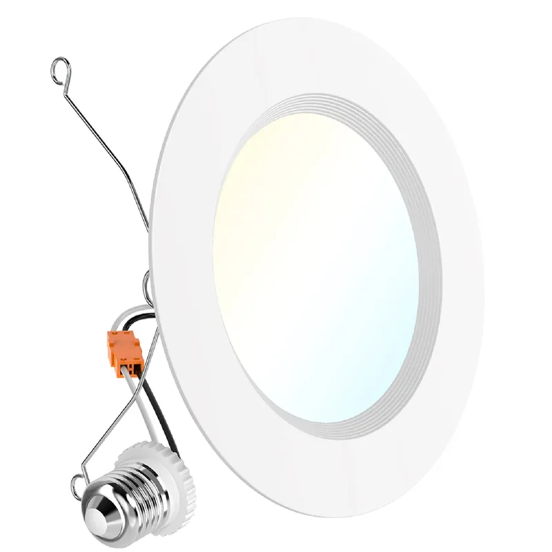 Recessed LED Retrofit Lighting, 5/6 Inch, Baffle, Selectable CCT, 1700 Lumens — Sunco Lighting LED Downlights  2700K