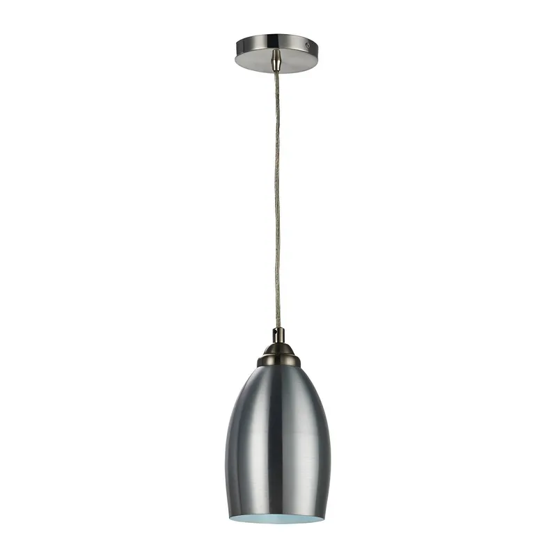 5 1/2" Satin Nickel LED Mini Pendant Light, P059 Series — Sunco Lighting LED Landscape Lights  2700K