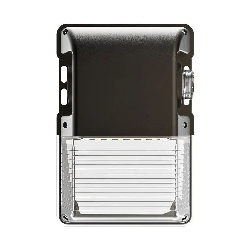 LED Mini Wall Pack, 25W/20W/15W, Dusk to Dawn Photocell, Bronze, Selectable Wattage & CCT, 3000 Lumens — Sunco Lighting LED Wall Lights 25.0W 3000K