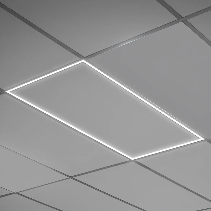 LED Grid Frame Ceiling Light, 60W/50W/40W, 2x4, Selectable Wattage & CCT, 7500 Lumens — Sunco Lighting LED Troffers & Panels 60.0W 3000K