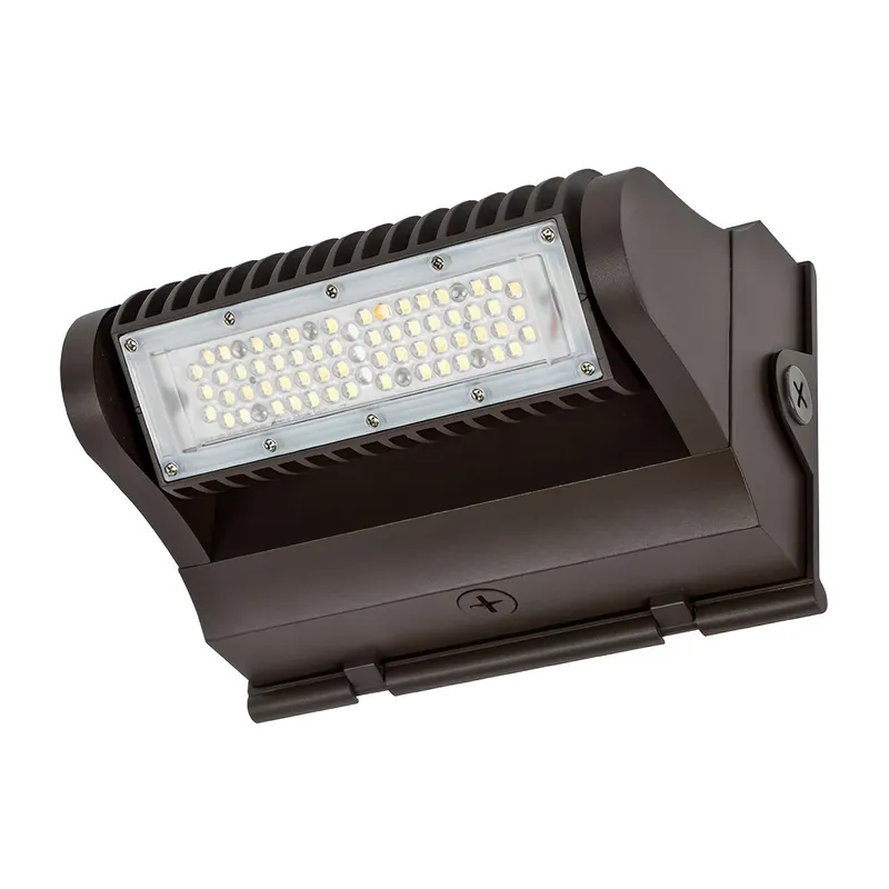 LED Wall Pack, Rotatable, 40W, Dimmable, 5400 Lumens — Sunco Lighting LED Wall Lights 40.0W 5000K