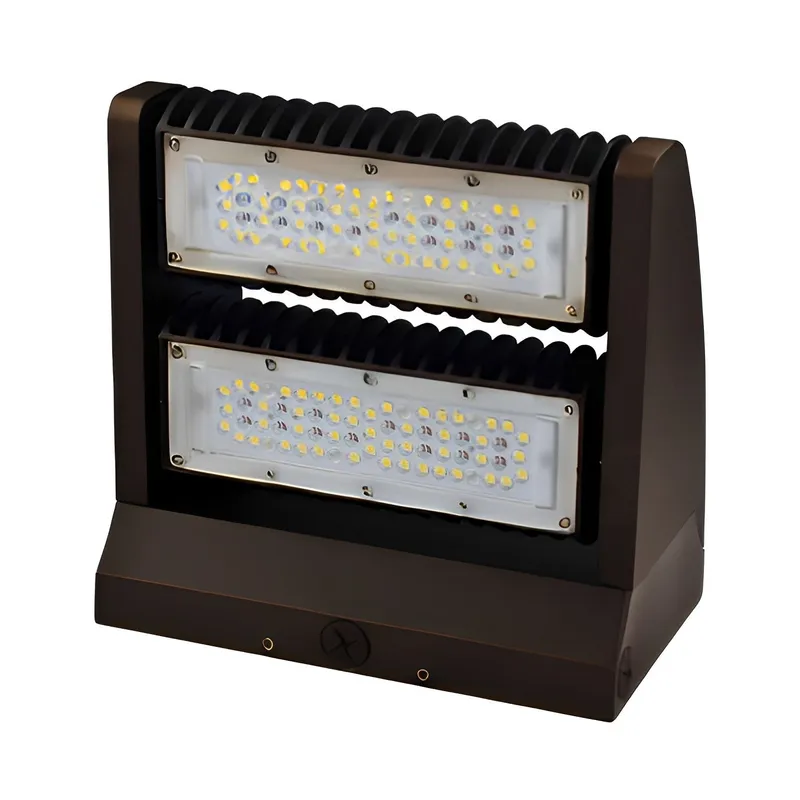 LED Wall Pack, Rotatable, 80W, Dimmable, 10800 Lumens — Sunco Lighting LED Wall Lights 80.0W 5000K