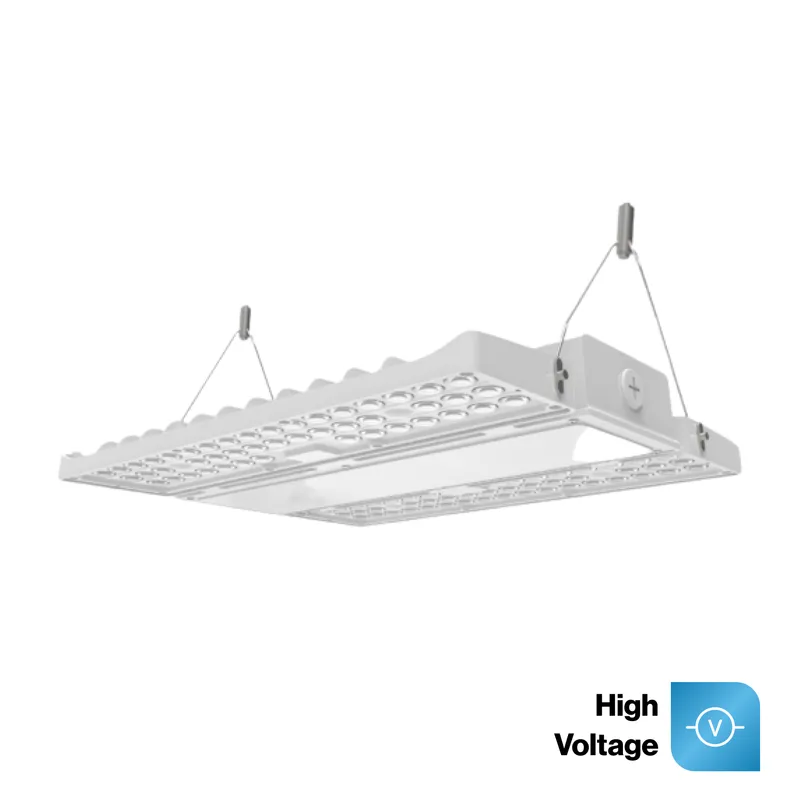 LED Linear High Bay, 1.2ft, 210W/180W/155W, 277-480V, Seneca, Selectable Wattage & CCT, 31500 Lumens — Sunco Lighting LED Linear Lights 210.0W 4000K
