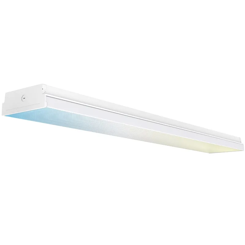 LED Prisma Wraparound, 50W/25W/12.5W, 4ft x 7in, Selectable Wattage & CCT, 6500 Lumens — Sunco Lighting LED Linear Lights 50.0W 4000K