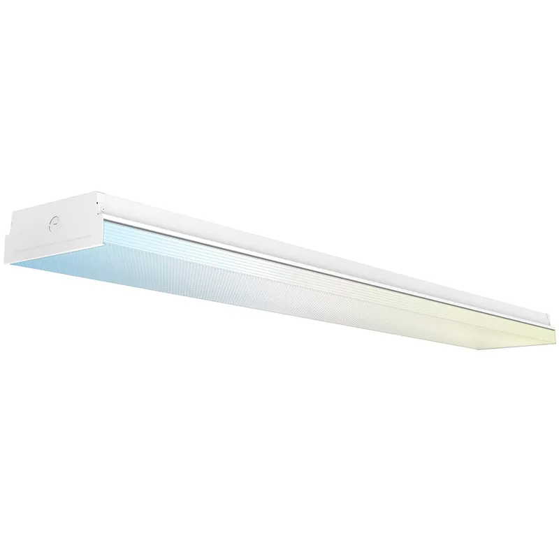LED Prisma Wraparound, 50W, 4ft x 7in, Selectable CCT, 6500 Lumens — Sunco Lighting LED Linear Lights 50.0W 4000K