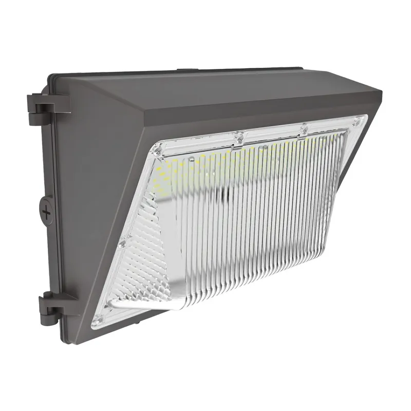 LED Wall Pack, Dusk to Dawn Photocell, 63W/45W/30W, Selectable Wattage & CCT, 8100 Lumens — Sunco Lighting LED Wall Lights 63.0W 3000K