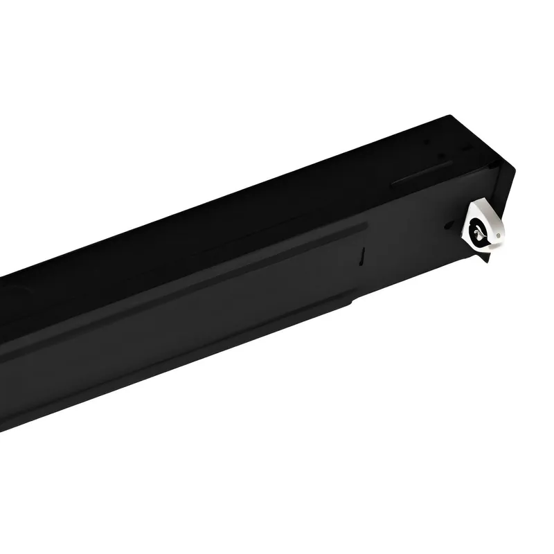 4ft T8 LED Ready Strip Light Fixture, Single-Lamp, Black, Non-Shunted, Single/Double Ended — Sunco Lighting LED Linear Lights  