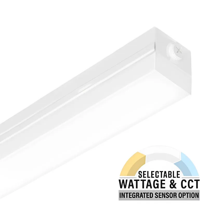 8ft Square LED Strip Light Fixture, 90W/75W/65W, Selectable Wattage & CCT, 11900 Lumens — Sunco Lighting LED Linear Lights 90.0W 3000K