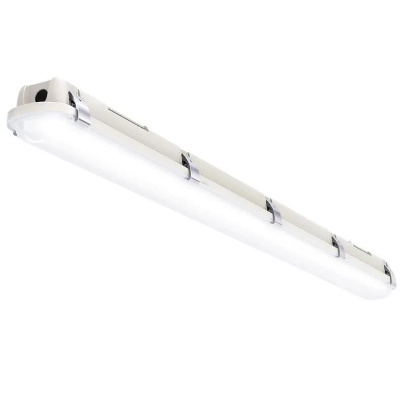 4ft LED Vapor Tight Fixture, 54W/46W/38W, Selectable Wattage & CCT, 7000 Lumens — Sunco Lighting LED Linear Lights 54.0W 3500K