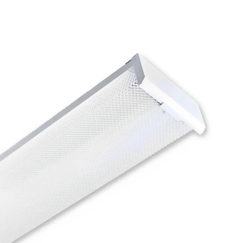 4ft T8 LED Ready Wraparound Fixture, Double-Lamp, Non-Shunted, Single/Double Ended — Sunco Lighting LED Linear Lights  