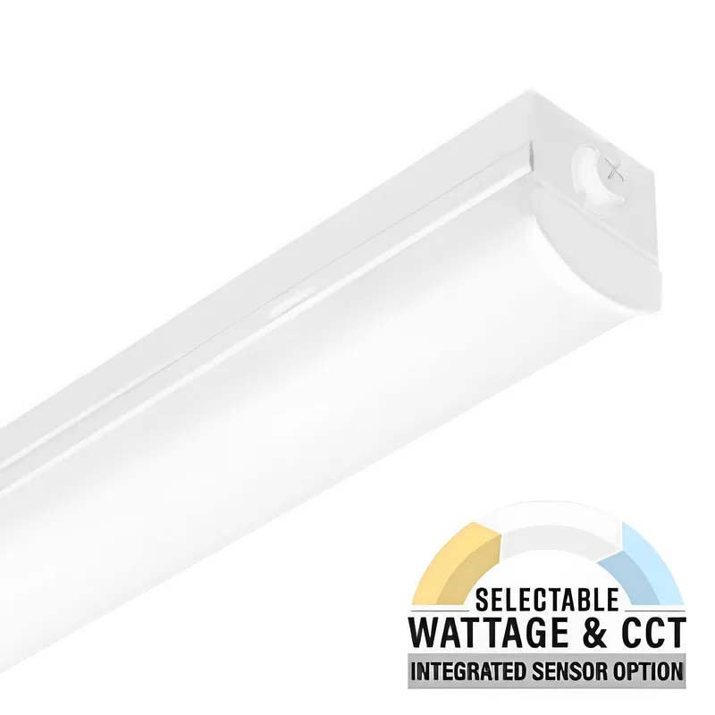8ft Round LED Strip Light Fixture, 90W/75W/65W, Selectable Wattage & CCT, 11900 Lumens — Sunco Lighting LED Linear Lights 90.0W 3000K