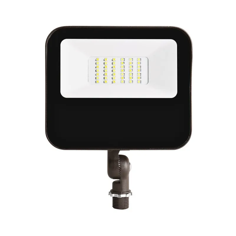 LED Flood Light, Knuckle Mount, Dark Bronze, 40W, 5800 Lumens — Sunco Lighting LED Flood Lights 40.0W 5000K