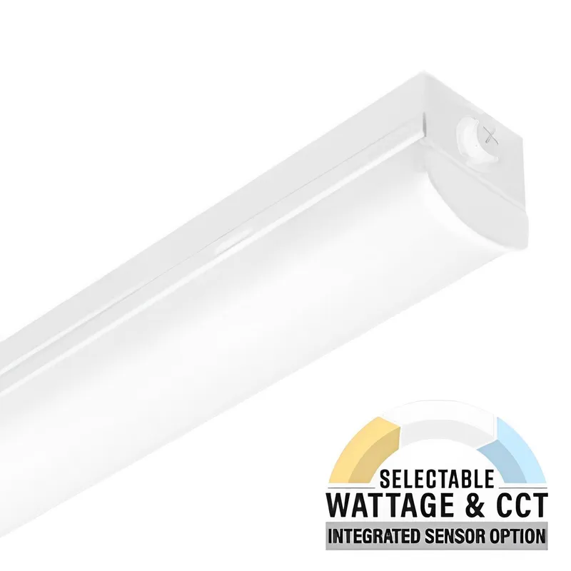 2ft LED Strip Light Fixture, 25W/20W/15W, Selectable Wattage & CCT, 3300 Lumens — Sunco Lighting LED Linear Lights 25.0W 3500K