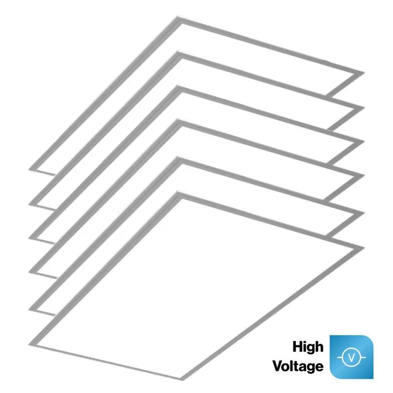 LED 2x4 Ceiling Panel Light, 50W/40W/30W, 120-347V, Selectable Wattage & CCT, 6600 Lumens — Sunco Lighting LED Troffers & Panels 50.0W 3500K