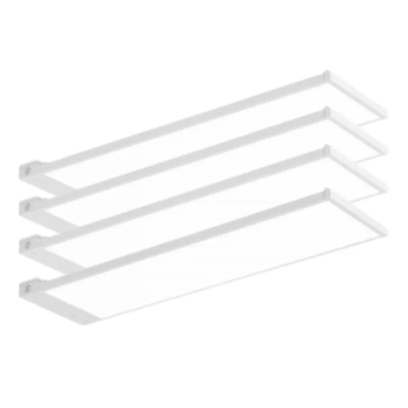 LED Linear High Bay, 4ft, 320W/256W/192W, Selectable Wattage & CCT, 47900 Lumens — Sunco Lighting LED Linear Lights 320.0W 4000K
