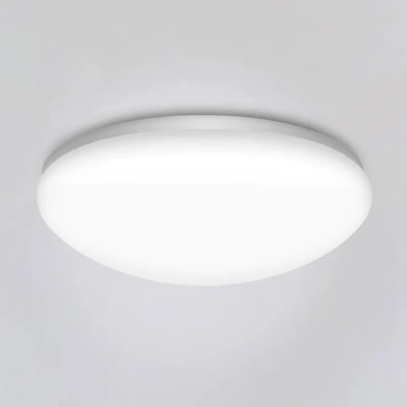 11 Inch Round Mushroom Ceiling Light, Surface Mount, 1000 Lumens — Sunco Lighting LED Post Top Lights  4000K