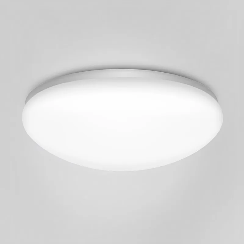 14 Inch Round Mushroom Ceiling Light, Surface Mount, 1700 Lumens — Sunco Lighting LED Post Top Lights  4000K