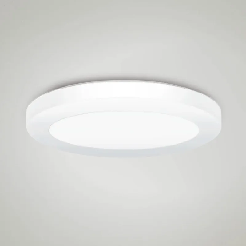 9 Inch Round Ceiling Light, Surface Mount, 1200 Lumens — Sunco Lighting LED Post Top Lights  3000K