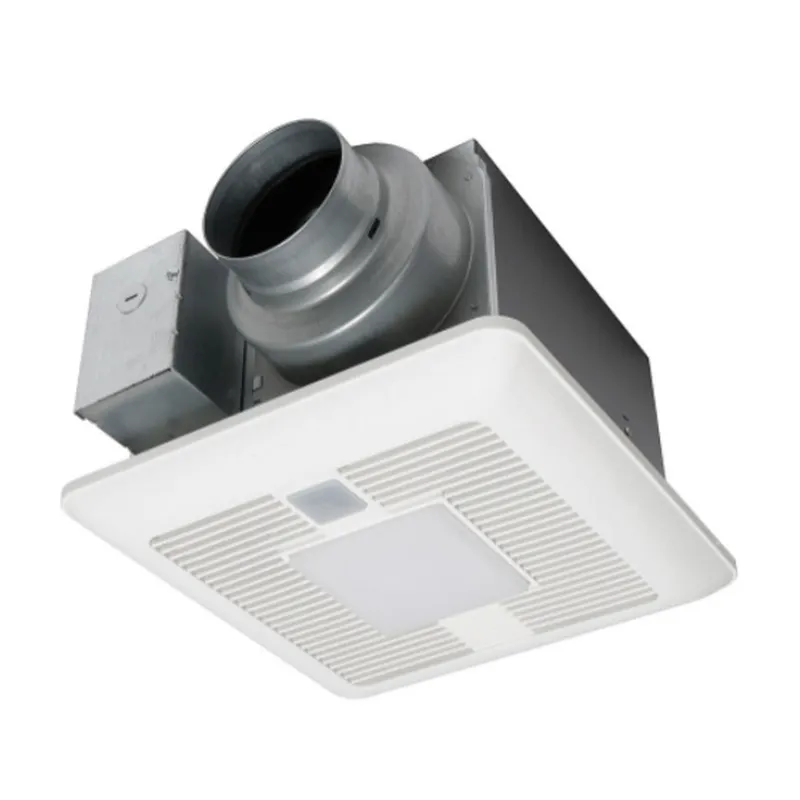 Panasonic WhisperSense DC, Bathroom Exhaust Fan, LED Light, 50/80/110 CFM — Sunco Lighting LED Post Top Lights  