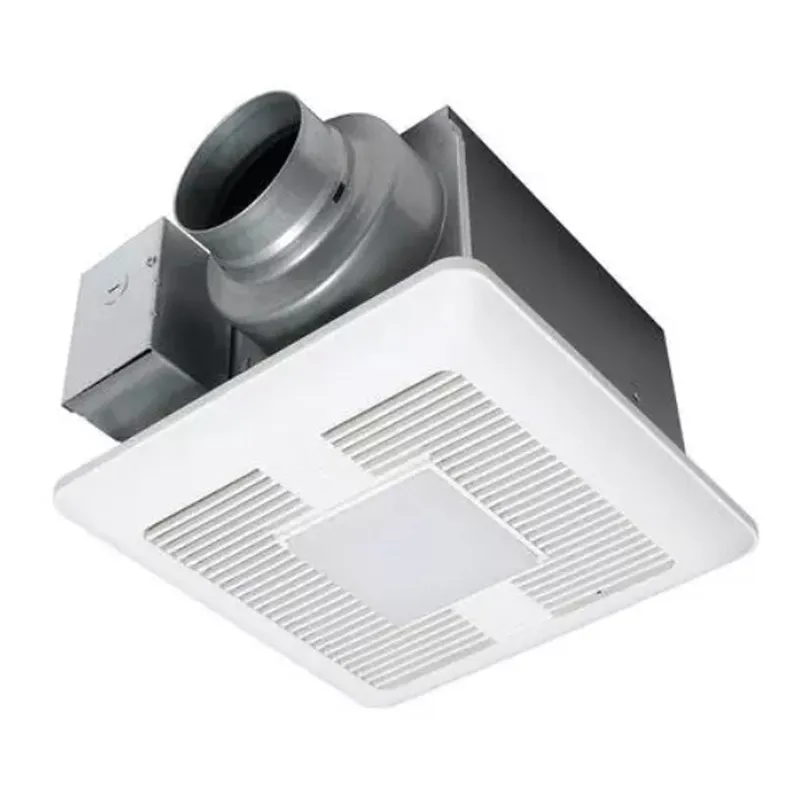 Panasonic WhisperCeiling DC, Bathroom Exhaust Fan, LED Light, 50/80/110 CFM — Sunco Lighting LED Post Top Lights 10.0W 