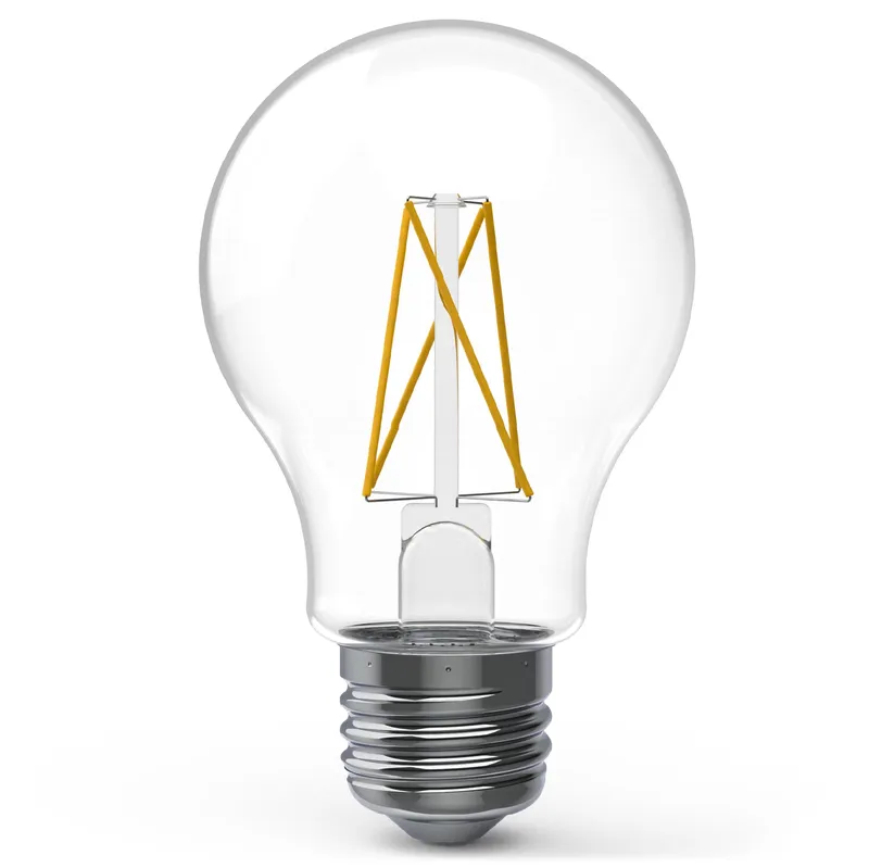 A19 LED Bulb, Filament, Dusk to Dawn Photocell, 9W, 850 Lumens — Sunco Lighting LED Lighting Controls 9.0W 2700K