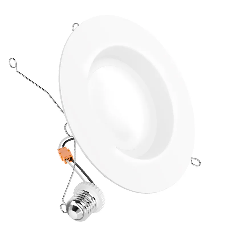 Recessed LED Retrofit Lighting, 5/6 Inch, Smooth, 965 Lumens — Sunco Lighting LED Downlights 13.0W 2700K