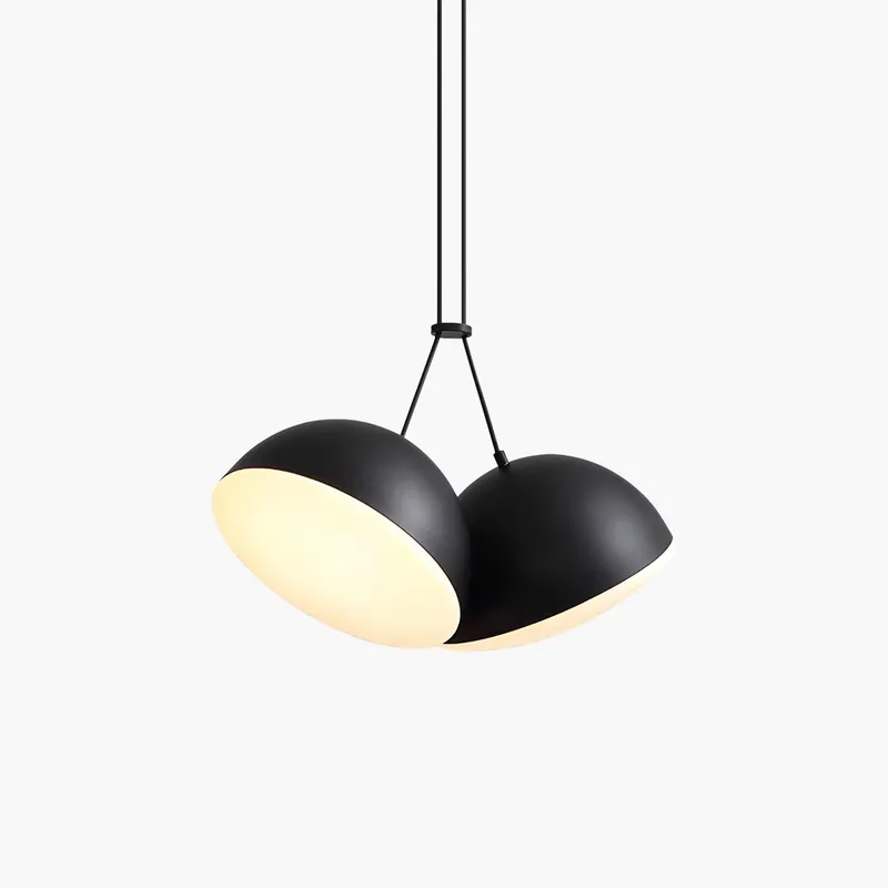 Antizer Nordic Minimalist Black Semi-Circular Pendant Light — Antizer Lighting LED Landscape Lights  