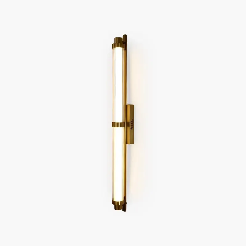 Antizer Modern Stainless Steel Glass Tube Wall Sconce — Antizer Lighting LED Wall Lights  3000K