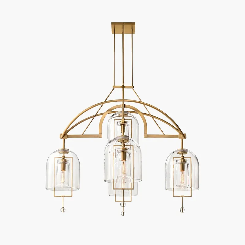 Antizer Bell Glass Chandelier for Living Room — Antizer Lighting LED Landscape Lights  