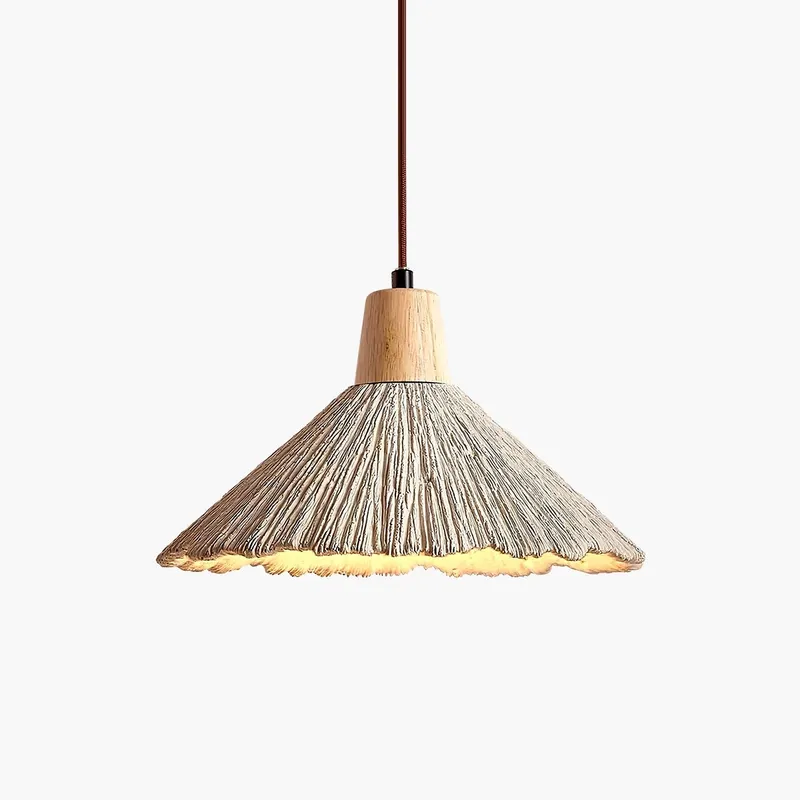 Antizer Concrete Pleated Pendant Lamp for Bedroom — Antizer Lighting LED Landscape Lights  
