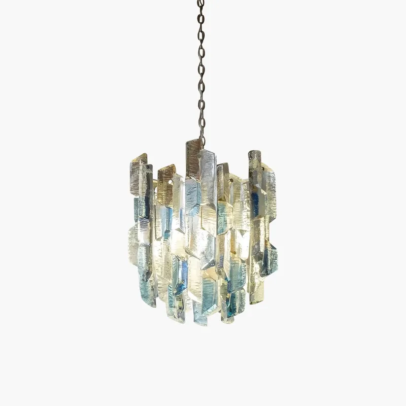 Antizer French Retro Ice Edged Glass Pendant Light — Antizer Lighting LED Landscape Lights  