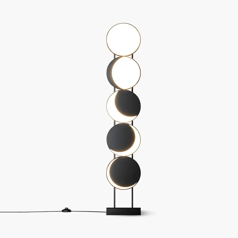 Antizer Minimalist Moon Phase Floor Lamp — Antizer Lighting LED Temporary & Work Lights  