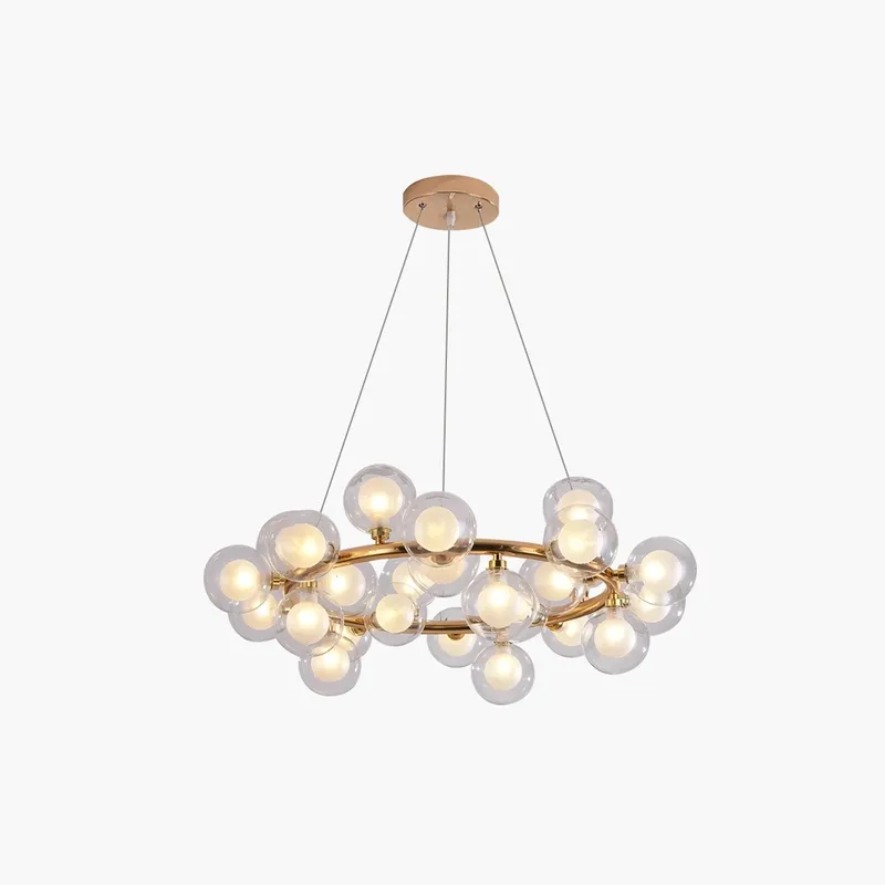 Antizer Nur Bubble Glass Chandelier for Living Room — Antizer Lighting LED Landscape Lights  