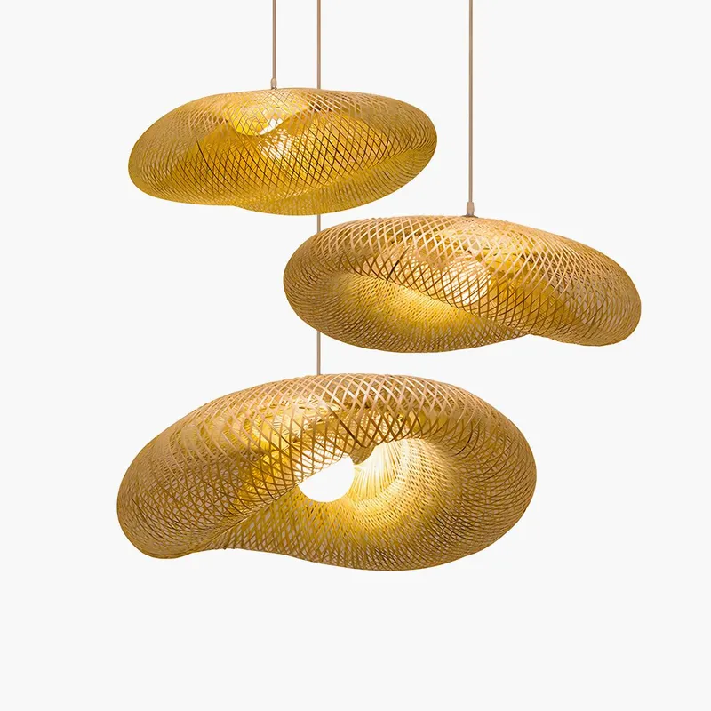 Antizer Bamboo Weaving Pendant Light for Dining Room — Antizer Lighting LED Landscape Lights  