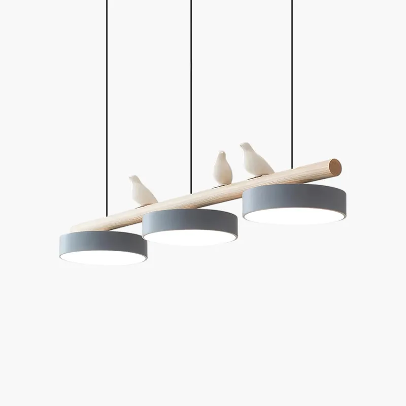 Antizer Modern Bird Perch Linear Chandelier for Dining Room — Antizer Lighting LED Linear Lights  