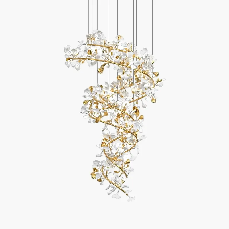 Antizer Ginkgo Chandelier Q for High Ceiling — Antizer Lighting LED Landscape Lights  