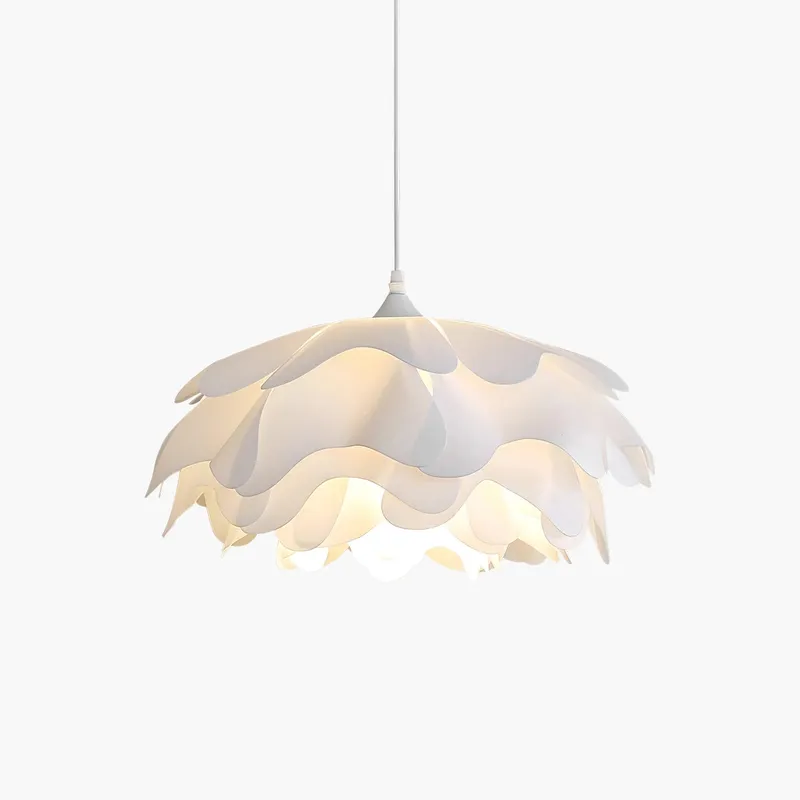 Antizer Flower Shaped White Pendant Lamp for Bedroom — Antizer Lighting LED Landscape Lights  