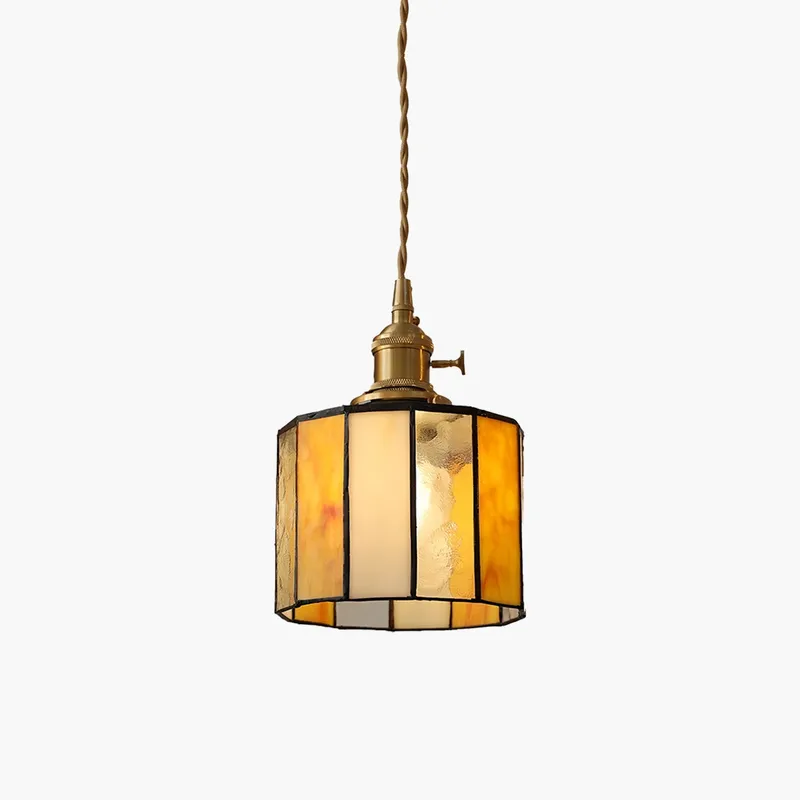 Antizer Vintage Brass Glass Pendant Light — Antizer Lighting LED Landscape Lights  
