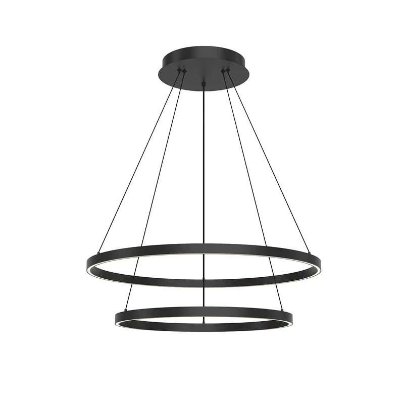 Cerchio 32-in 2 Layer Chandelier — Kuzco Lighting LED Landscape Lights  3000K